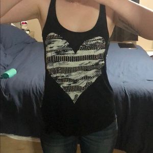 Flowy razor back tank top